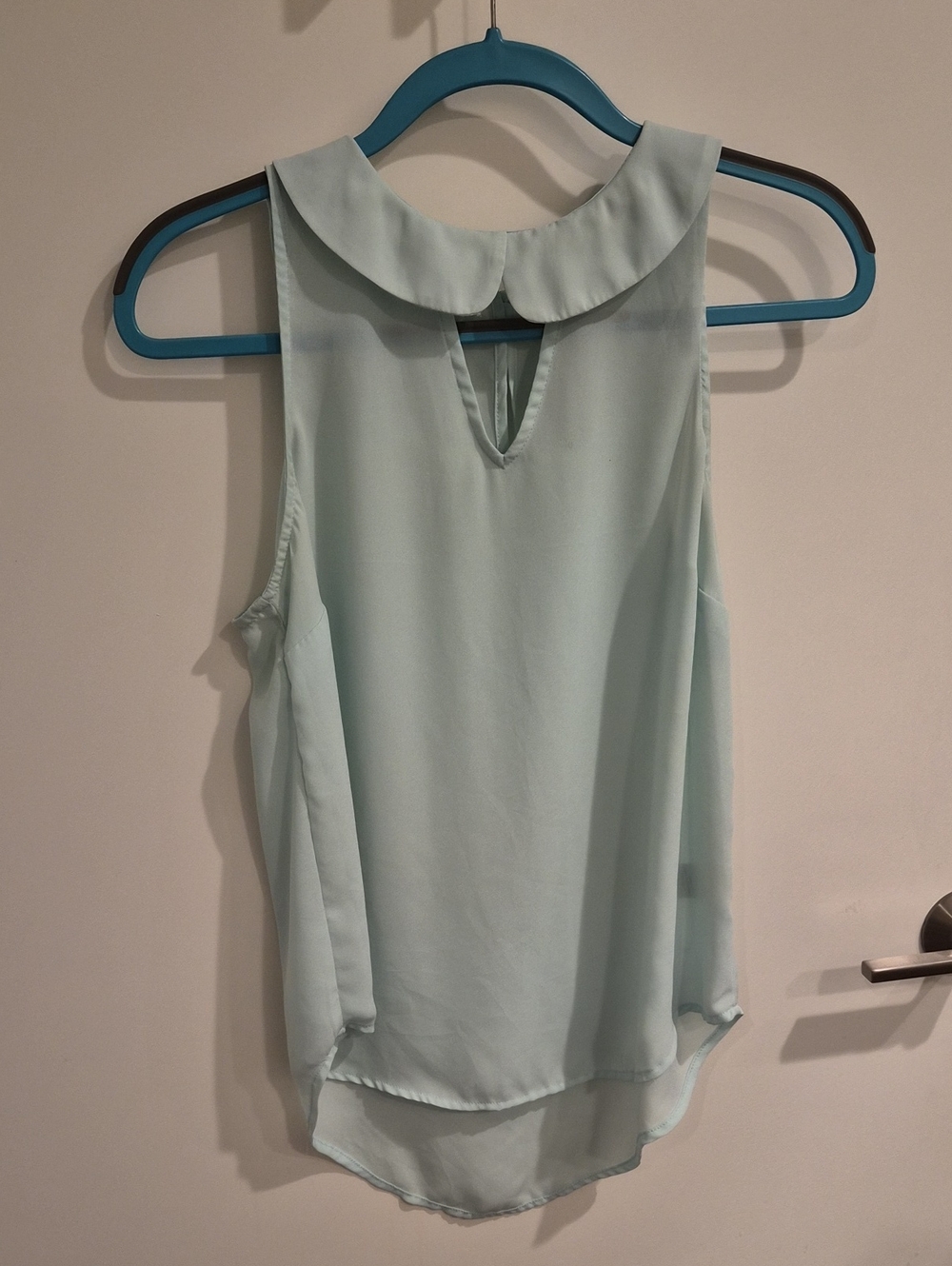 Lauren Conrad Sleeveless Peter Pan Collar Top